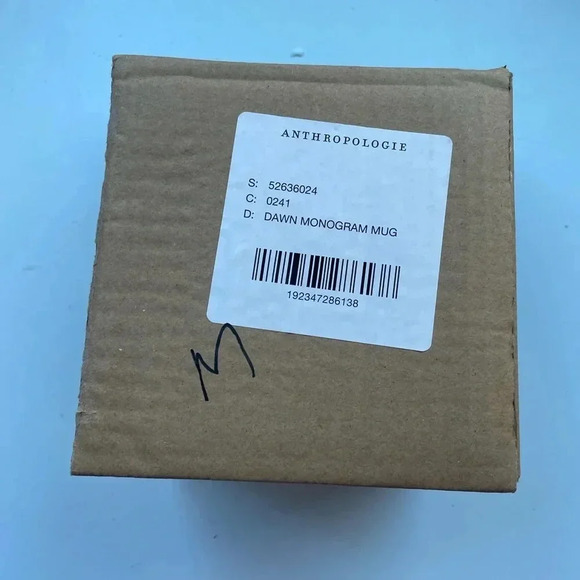 NWT Anthropologie Dawn Monogram “M” Mug - Picture 10 of 11